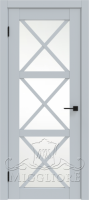 Дверь со стеклом DAKOTA 1 V LIGHT GREY