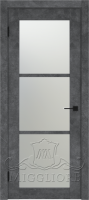 Дверь со стеклом DAKOTA 4 V LOFT GRAFITE