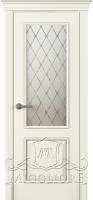 Дверь со стеклом FLEURANS PALE ROYAL ML013 V-R AVORIO