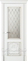 Дверь в квартиру FLEURANS PALE ROYAL ML032 V-R BIANCO PATINATO ORO
