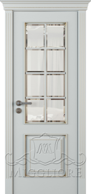 Дверь в квартиру FLEURANS PALE ROYAL MLF010 V GRIGIO PATINATO ORO kosa