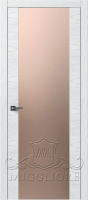 Дверь в квартиру FLEURANS MINIMAL CLASSIC MLSH070 V BIANCO Эмаль на шпоне ясеня открытая пора