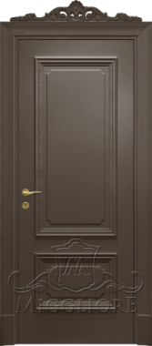 Крашеная дверь эмаль FLEURANS PALE ROYAL ML070 G RAL 8014