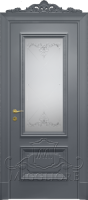 Крашеная дверь эмаль FLEURANS PALE ROYAL ML070 V-N RAL 7011