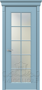 Крашеная дверь эмаль FLEURANS SHATO MLN016 V-10 RAL 5024