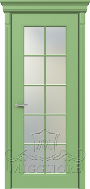 Дверь со стеклом FLEURANS SHATO MLN016 V-10 RAL 6021