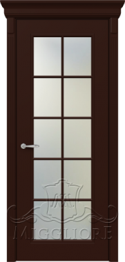 Крашеная дверь эмаль FLEURANS SHATO MLN016 V-10 RAL 8017