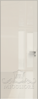 Дверь в квартиру GLOSS 10 G Глянец, AVORIO 9010, алюминиевый  короб