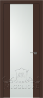 Дверь со стеклом LINEA RETTA MRD012 V Коричневый