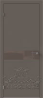 Деревянные двери QUADRO 9.10 V-лакобель коричневый SOFT SMOKI