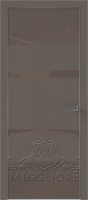 QUADRO 9.14 алюминиевая кромка Графит V-лакобель коричневый SOFT SMOKI