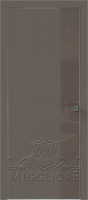 QUADRO 9.20 алюминиевая кромка Графит V-лакобель коричневый SOFT SMOKI