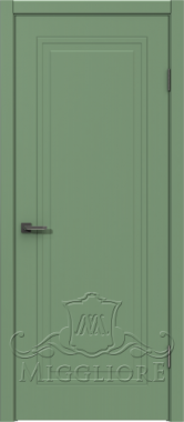 Крашеная дверь эмаль SOLO-1.0 G RAL 6011