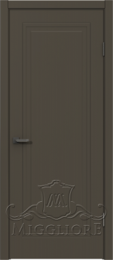 Крашеная дверь эмаль SOLO-1.0 G RAL 7022