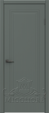 Крашеная дверь эмаль SOLO-1.0 G RAL 7031