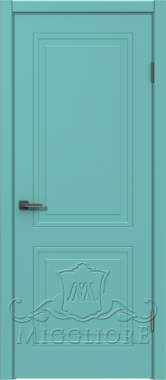 Крашеная дверь эмаль SOLO-2.0 G RAL 6027