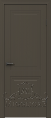 Крашеная дверь эмаль SOLO-2.0 G RAL 7022