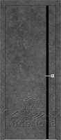 Дверь со стеклом триплекс TRIPLEX 10  V-TRIPLEX-NERO LOFT GRAFITE