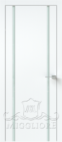 Дверь со стеклом TRIPLEX 13  V-TRIPLEX-BIANCO SILK ICE