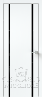 Дверь со стеклом триплекс TRIPLEX 13 V-TRIPLEX-NERO SILK ICE