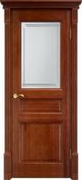 Дверь со стеклом 5 Ш ДОФ Коньяк