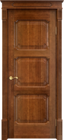 Деревянные двери Модель ОЛ 7_3 ДГ Коньяк