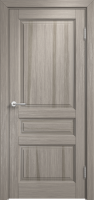 Брашированная состаренная дверь Мадера Винтаж 5Ш Браш ДГ Серый 215