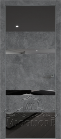 QUAD'RO 9.14 алюминиевая кромка Графит V-зеркало Графит LOFT GRAFITE