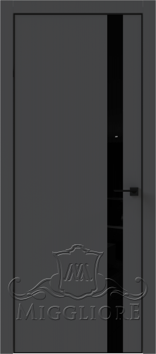QUADRO 9.05 алюминиевая кромка черная V-лакобель черный GRAFITE NUBUK