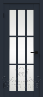 Дверь со стеклом DAKOTA 11 V TEMNO-SINIY SOFT