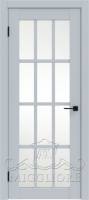 Дверь со стеклом DAKOTA 12 V LIGHT GREY