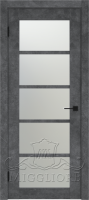 Дверь со стеклом DAKOTA 3 V LOFT GRAFITE