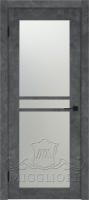 Дверь со стеклом DAKOTA 5 V LOFT GRAFITE