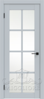 Дверь со стеклом DAKOTA 6 V LIGHT GREY