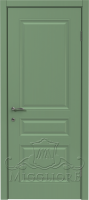 Крашеная дверь эмаль ELEGANTE 3 G RAL 6011
