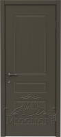 Крашеная дверь эмаль ELEGANTE 3 G RAL 7022