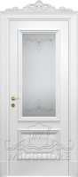 Крашеная дверь эмаль FLEURANS PALE ROYAL ML070 V-N BIANCO
