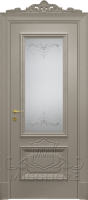 Дверь со стеклом FLEURANS PALE ROYAL ML070 V-N RAL 1019