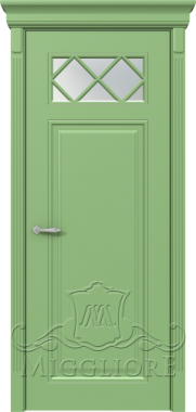 Крашеная дверь эмаль FLEURANS SHATO MLN021 V RAL 6021