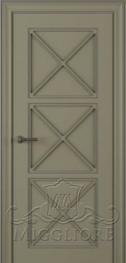Крашеная дверь эмаль FLEURANS SHATO MLN042 G RAL 6013