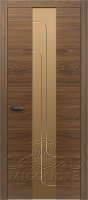 Дверь в квартиру FLEURANS SKANDI MLSH018 V-BRONZO Шпон американского ореха нетонированный