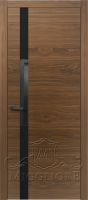 Дверь в квартиру FLEURANS SKANDI MLSH021 V-NERO Шпон американского ореха нетонированный