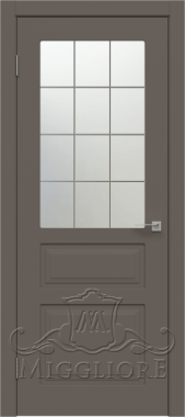 Дверь со стеклом FLORIAN 3 V-2 SOFT SMOKI