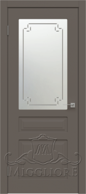 Дверь со стеклом FLORIAN 7 V-11 SOFT SMOKI