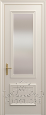 Крашеная дверь эмаль GRAZIA MRM023 V AVORIO 9010
