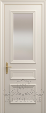 Крашеная дверь эмаль GRAZIA MRM024 V AVORIO 9010