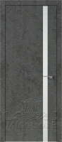 Деревянные двери LINEA RETTA MRD011 V Бетон графит