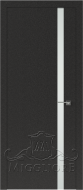 Деревянные двери LINEA RETTA MRD011 V Черный жемчуг