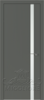 Дверь со стеклом LINEA RETTA MRD011 V Серый