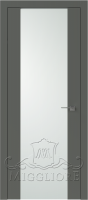 Дверь со стеклом LINEA RETTA MRD012 V Серый